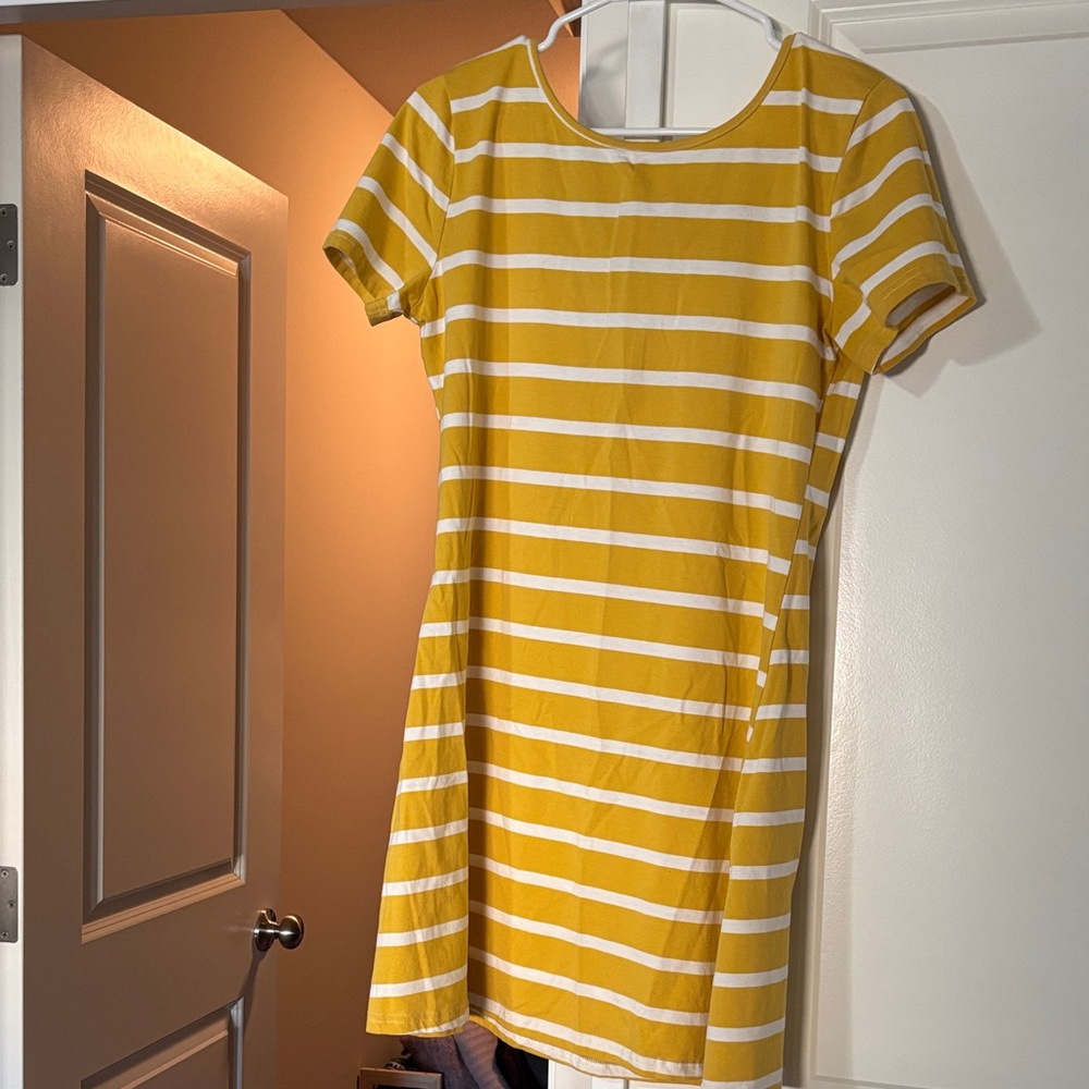 Sunny Striped Mini Dress